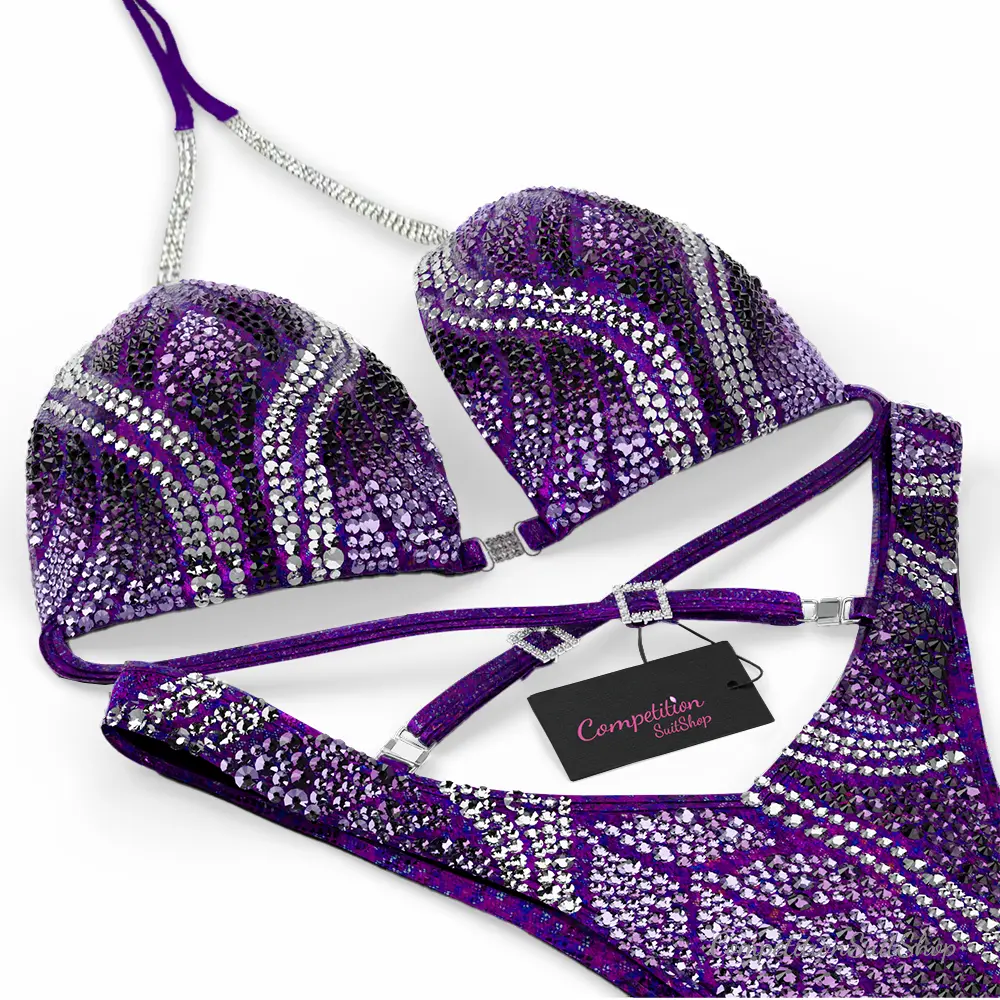 Amethyst Phoenix Figure Competition Suit FM1038-2